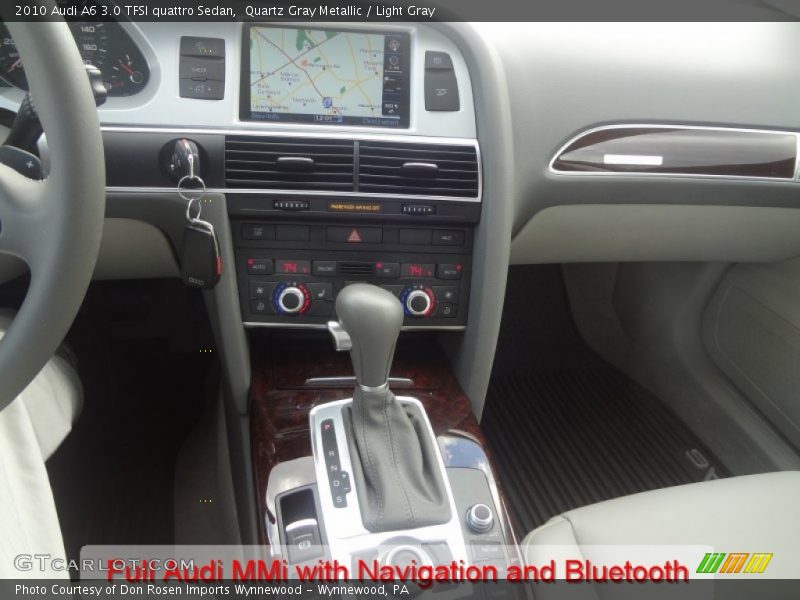 Quartz Gray Metallic / Light Gray 2010 Audi A6 3.0 TFSI quattro Sedan