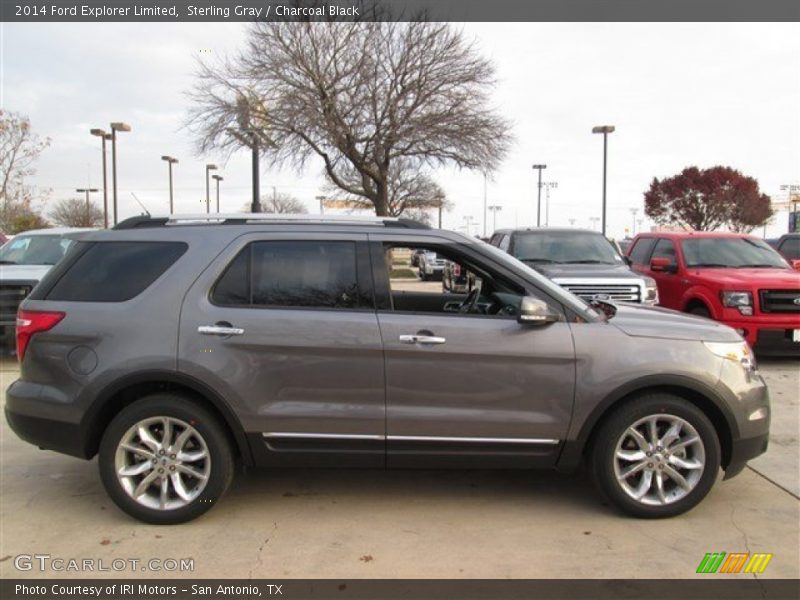 Sterling Gray / Charcoal Black 2014 Ford Explorer Limited