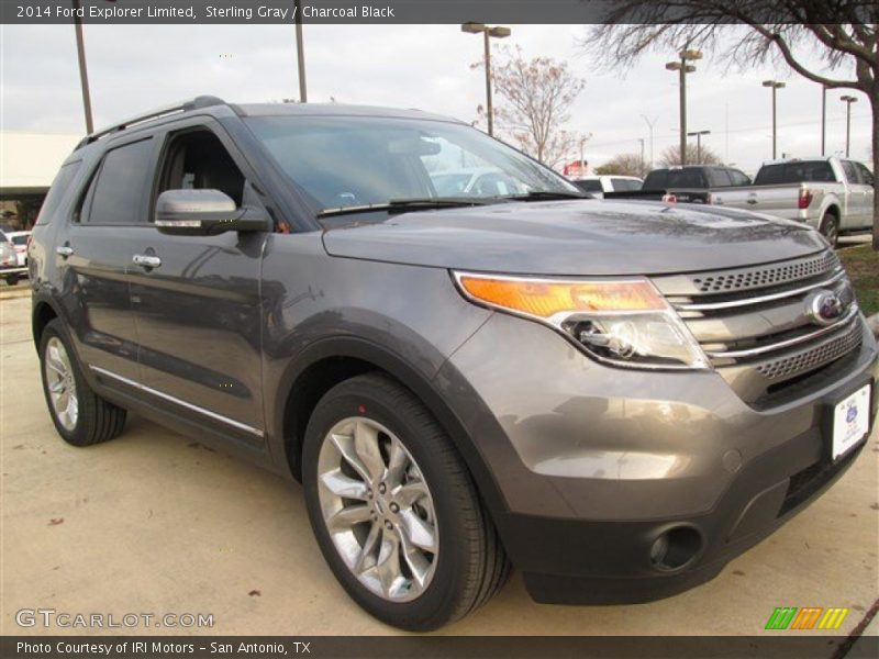 Sterling Gray / Charcoal Black 2014 Ford Explorer Limited