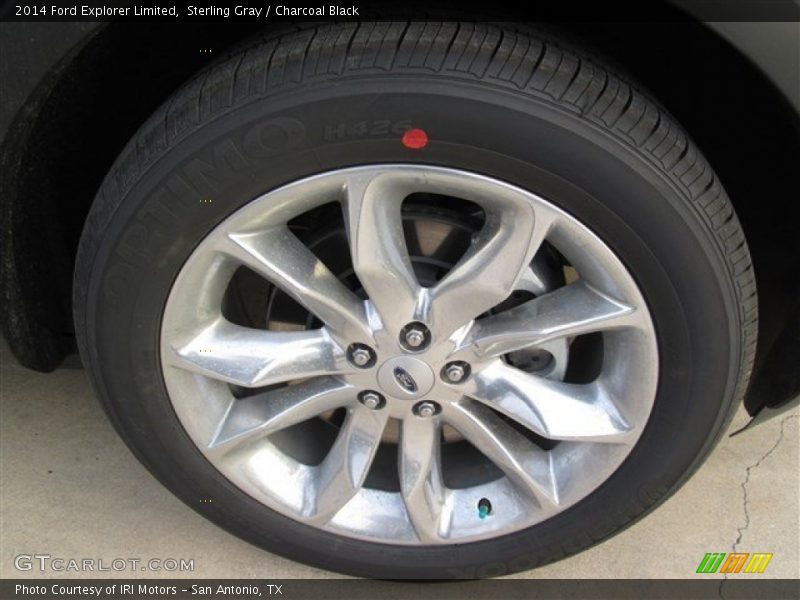 Sterling Gray / Charcoal Black 2014 Ford Explorer Limited