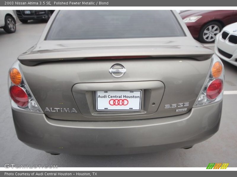Polished Pewter Metallic / Blond 2003 Nissan Altima 3.5 SE