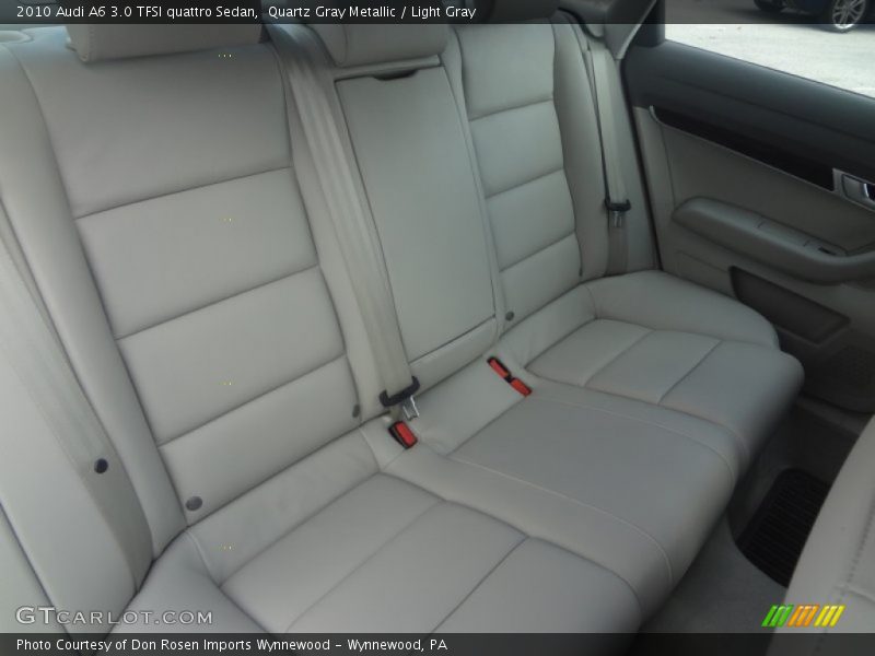 Quartz Gray Metallic / Light Gray 2010 Audi A6 3.0 TFSI quattro Sedan