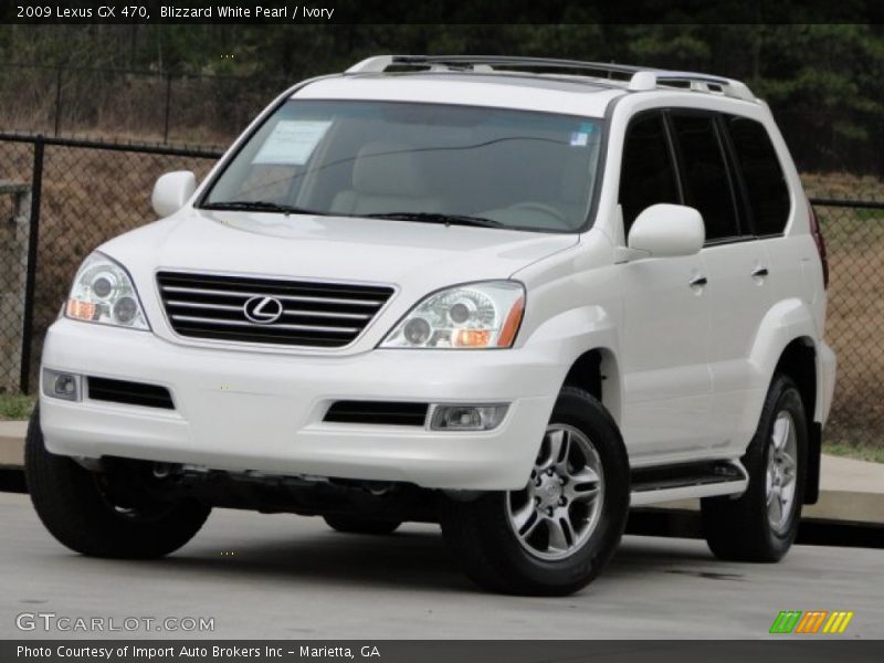 Blizzard White Pearl / Ivory 2009 Lexus GX 470