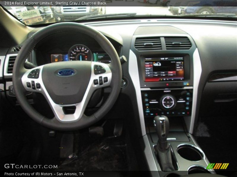 Sterling Gray / Charcoal Black 2014 Ford Explorer Limited