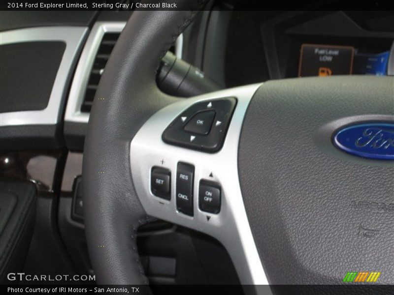 Sterling Gray / Charcoal Black 2014 Ford Explorer Limited