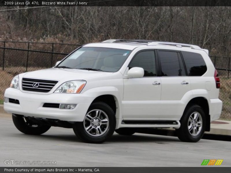 Blizzard White Pearl / Ivory 2009 Lexus GX 470