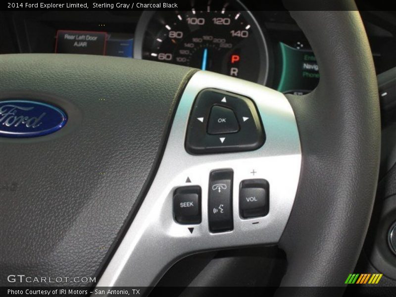 Sterling Gray / Charcoal Black 2014 Ford Explorer Limited