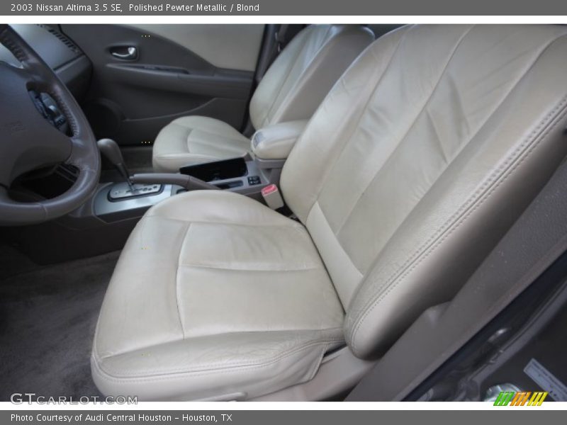 Polished Pewter Metallic / Blond 2003 Nissan Altima 3.5 SE