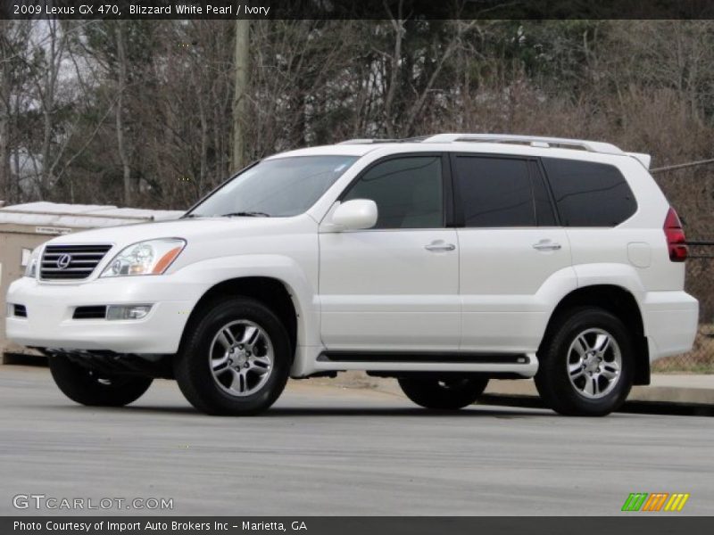 Blizzard White Pearl / Ivory 2009 Lexus GX 470