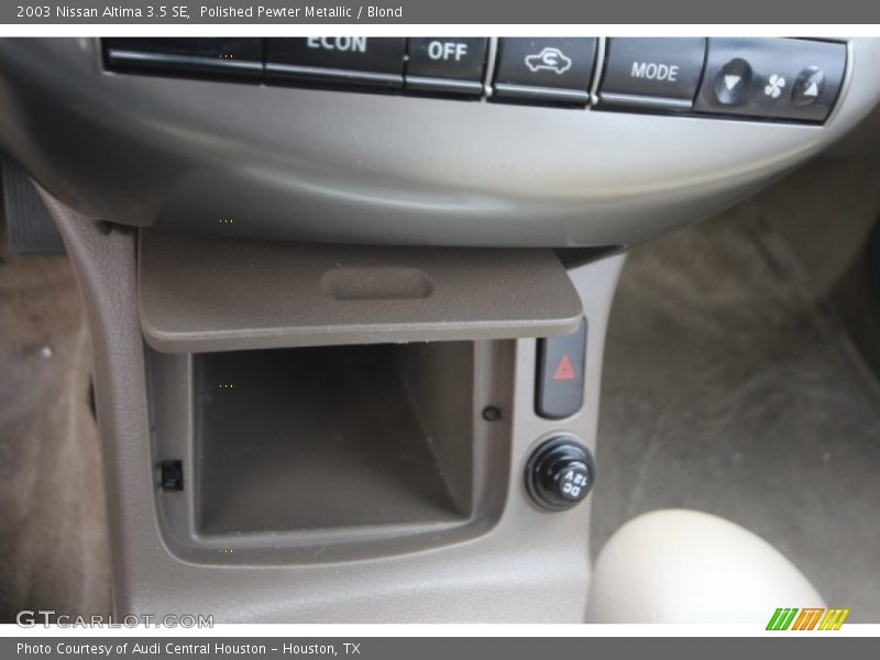 Polished Pewter Metallic / Blond 2003 Nissan Altima 3.5 SE