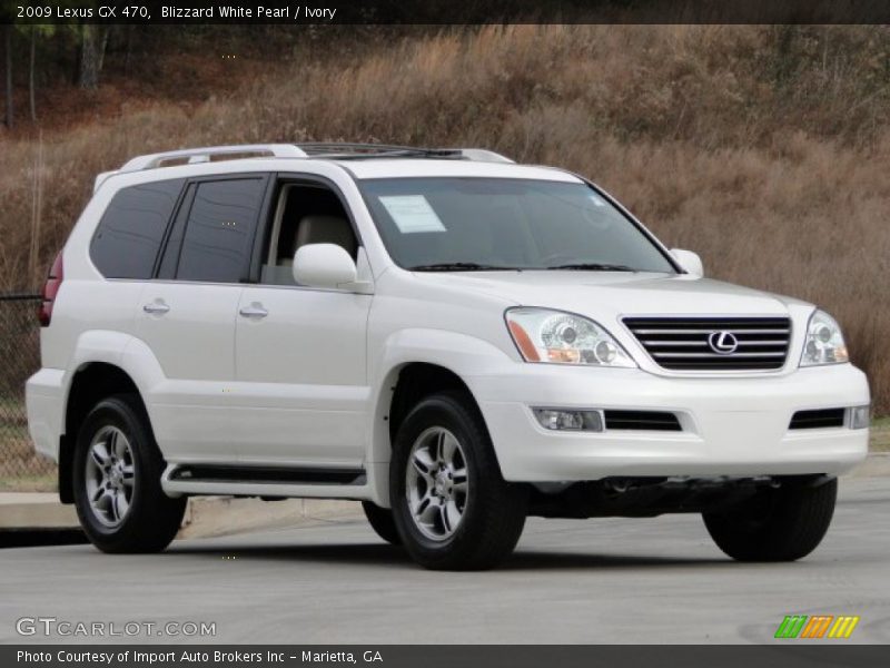 Blizzard White Pearl / Ivory 2009 Lexus GX 470