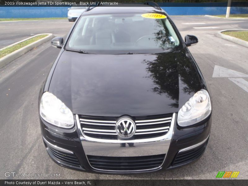 Black Uni / Anthracite 2009 Volkswagen Jetta TDI SportWagen