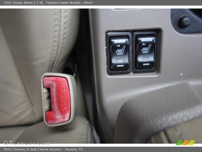 Polished Pewter Metallic / Blond 2003 Nissan Altima 3.5 SE