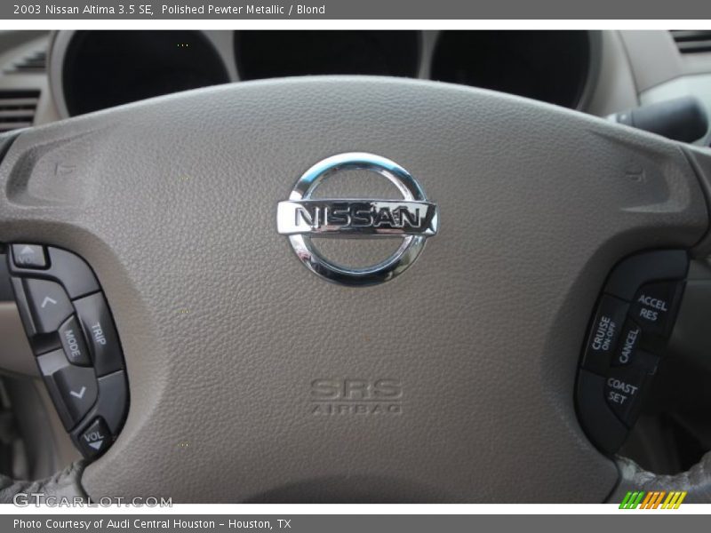 Polished Pewter Metallic / Blond 2003 Nissan Altima 3.5 SE