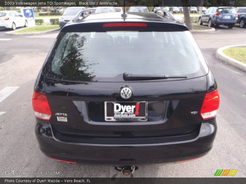 Black Uni / Anthracite 2009 Volkswagen Jetta TDI SportWagen