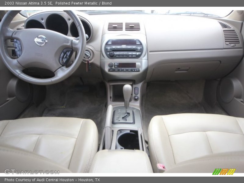 Polished Pewter Metallic / Blond 2003 Nissan Altima 3.5 SE
