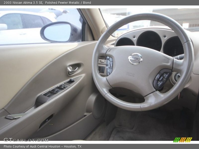 Polished Pewter Metallic / Blond 2003 Nissan Altima 3.5 SE