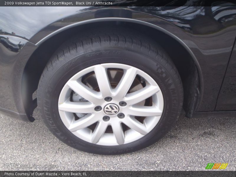 Black Uni / Anthracite 2009 Volkswagen Jetta TDI SportWagen