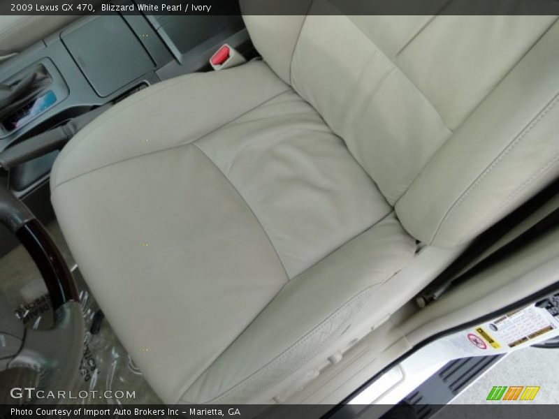 Blizzard White Pearl / Ivory 2009 Lexus GX 470