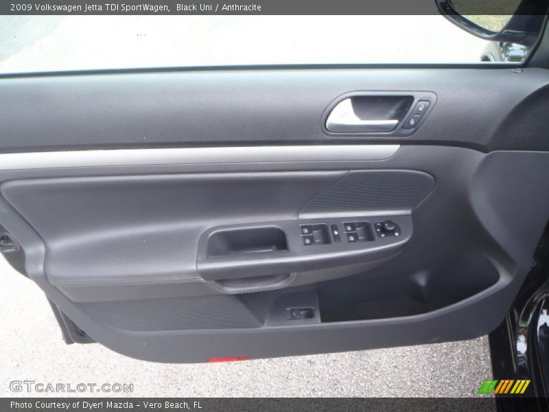 Black Uni / Anthracite 2009 Volkswagen Jetta TDI SportWagen