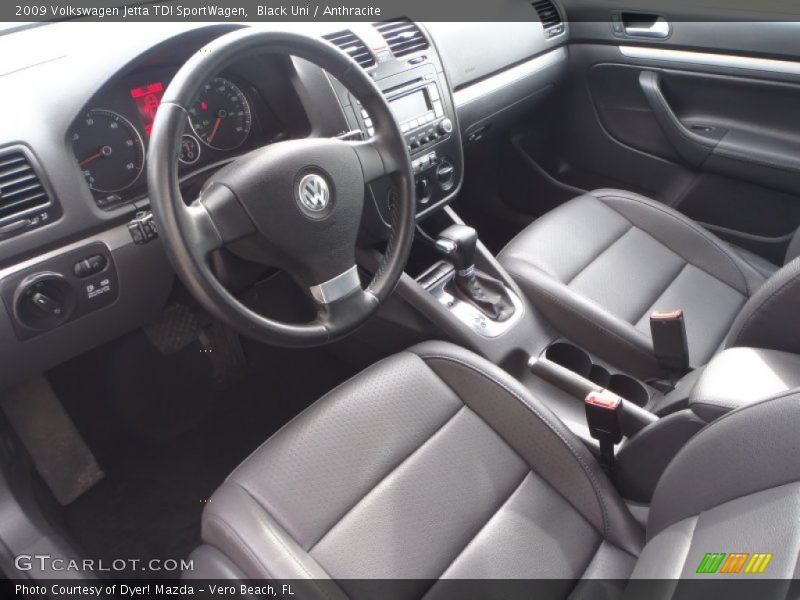 Black Uni / Anthracite 2009 Volkswagen Jetta TDI SportWagen