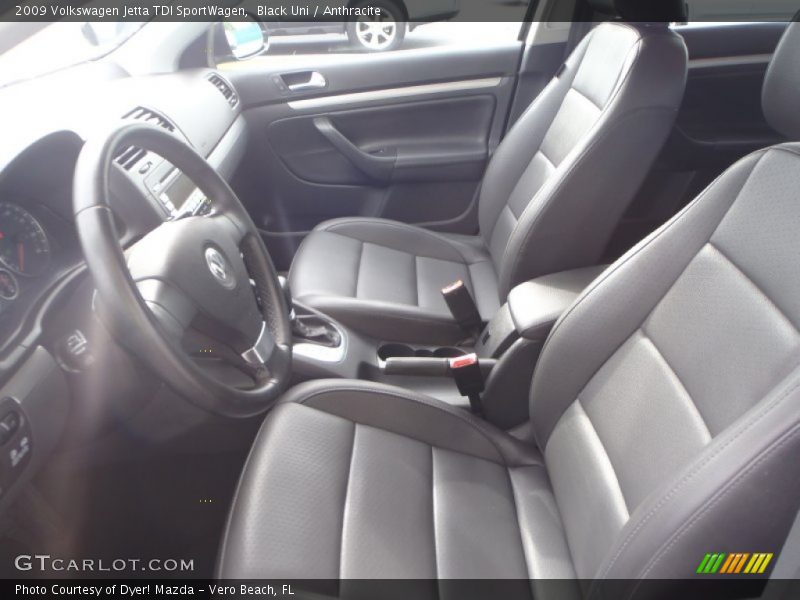 Black Uni / Anthracite 2009 Volkswagen Jetta TDI SportWagen
