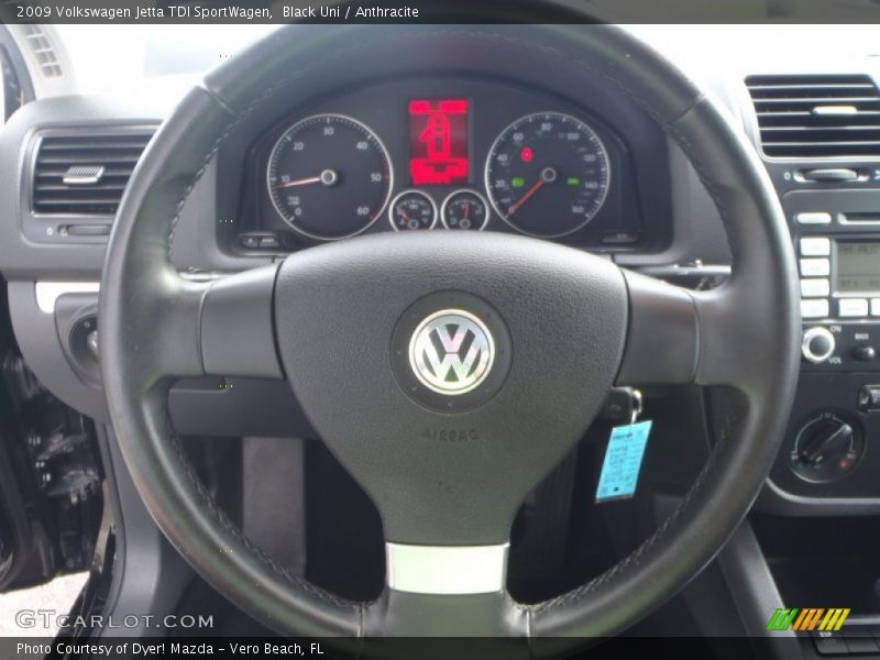 Black Uni / Anthracite 2009 Volkswagen Jetta TDI SportWagen