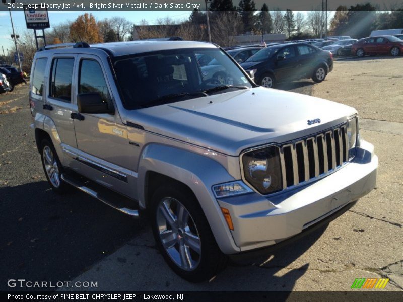 Bright Silver Metallic / Dark Slate Gray 2012 Jeep Liberty Jet 4x4