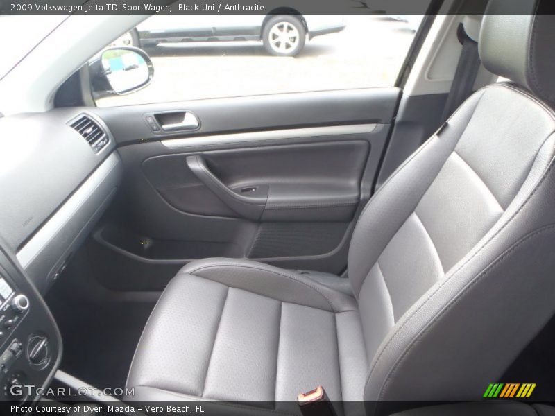 Black Uni / Anthracite 2009 Volkswagen Jetta TDI SportWagen