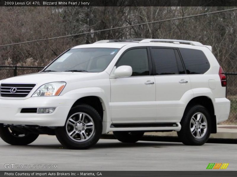Blizzard White Pearl / Ivory 2009 Lexus GX 470