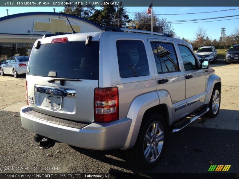 Bright Silver Metallic / Dark Slate Gray 2012 Jeep Liberty Jet 4x4