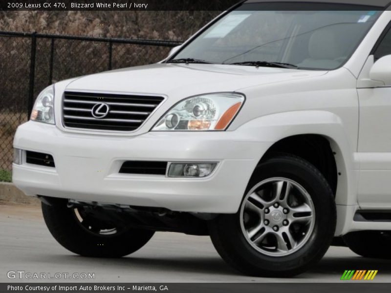 Blizzard White Pearl / Ivory 2009 Lexus GX 470