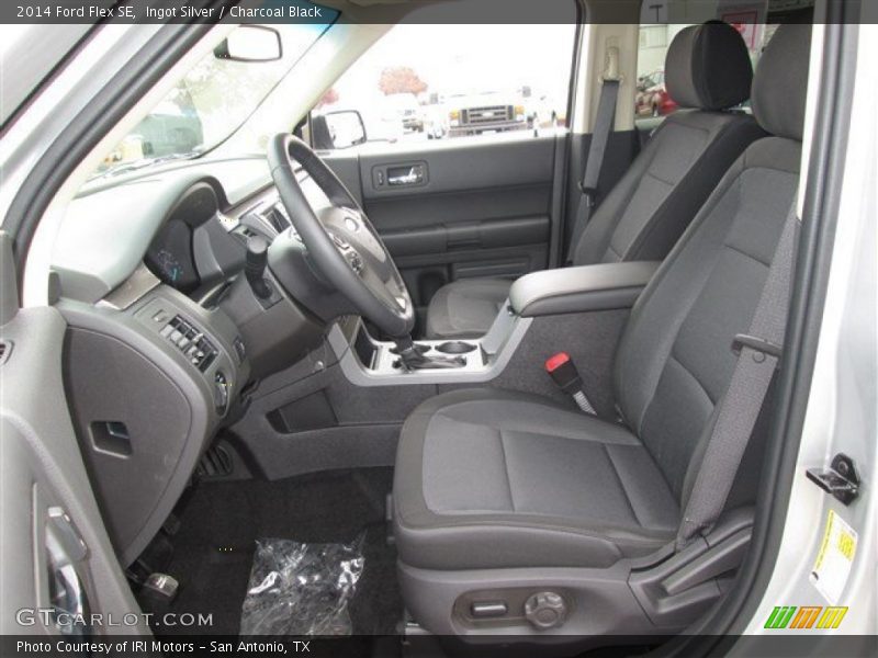 Ingot Silver / Charcoal Black 2014 Ford Flex SE