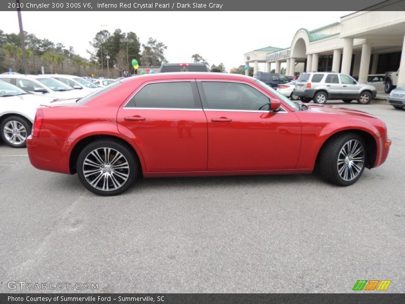 Inferno Red Crystal Pearl / Dark Slate Gray 2010 Chrysler 300 300S V6