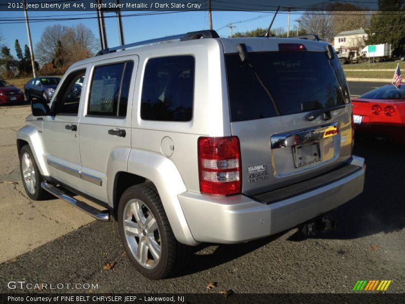 Bright Silver Metallic / Dark Slate Gray 2012 Jeep Liberty Jet 4x4
