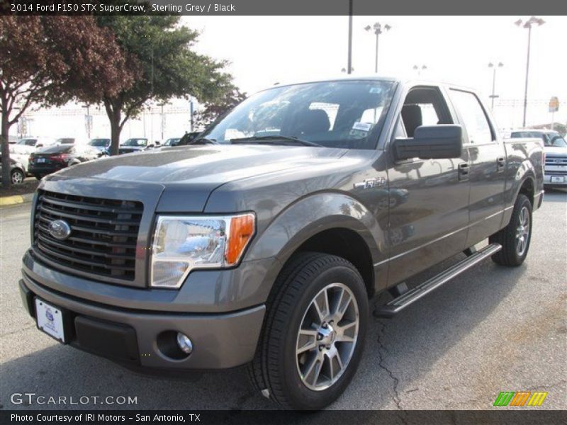 Sterling Grey / Black 2014 Ford F150 STX SuperCrew