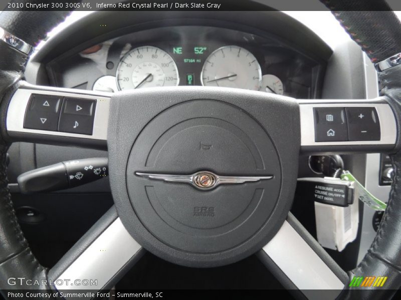 Inferno Red Crystal Pearl / Dark Slate Gray 2010 Chrysler 300 300S V6