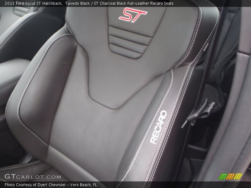 Tuxedo Black / ST Charcoal Black Full-Leather Recaro Seats 2013 Ford Focus ST Hatchback