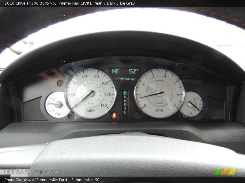 Inferno Red Crystal Pearl / Dark Slate Gray 2010 Chrysler 300 300S V6