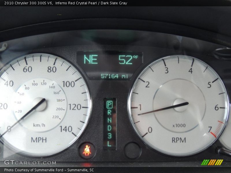 Inferno Red Crystal Pearl / Dark Slate Gray 2010 Chrysler 300 300S V6
