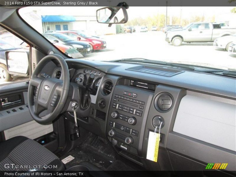 Sterling Grey / Black 2014 Ford F150 STX SuperCrew