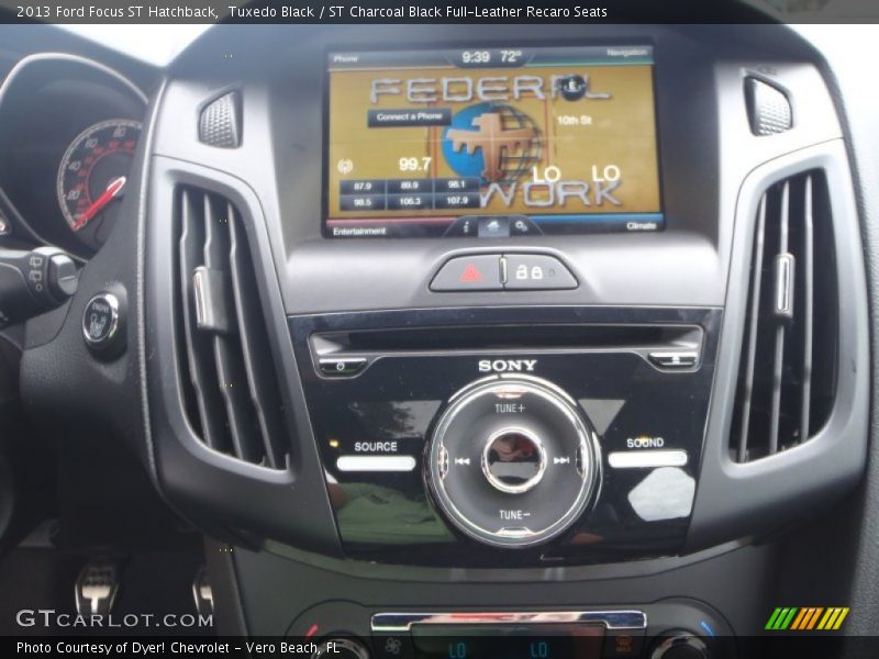 Tuxedo Black / ST Charcoal Black Full-Leather Recaro Seats 2013 Ford Focus ST Hatchback