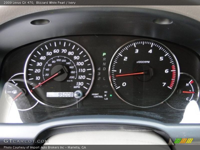 Blizzard White Pearl / Ivory 2009 Lexus GX 470