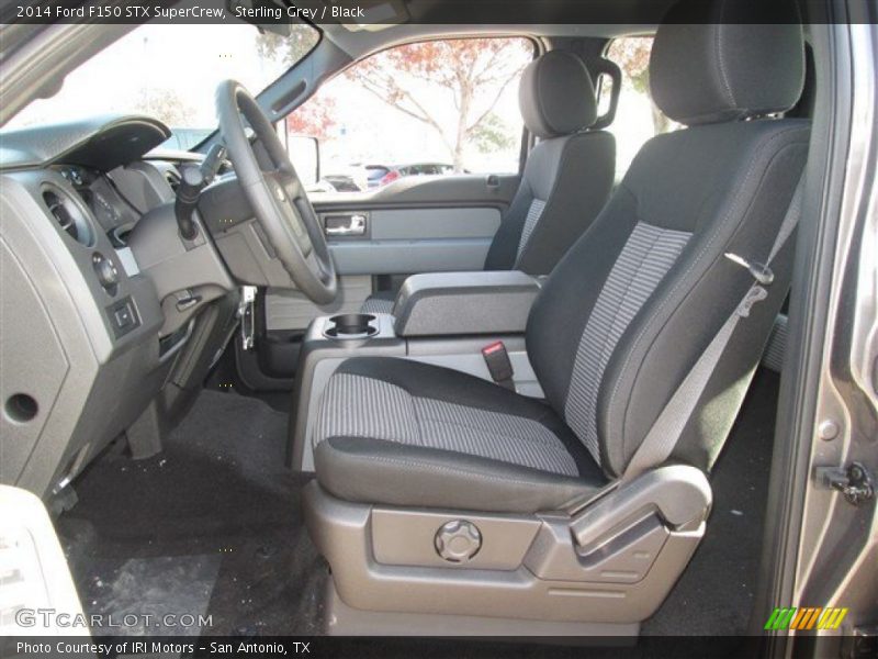 Front Seat of 2014 F150 STX SuperCrew