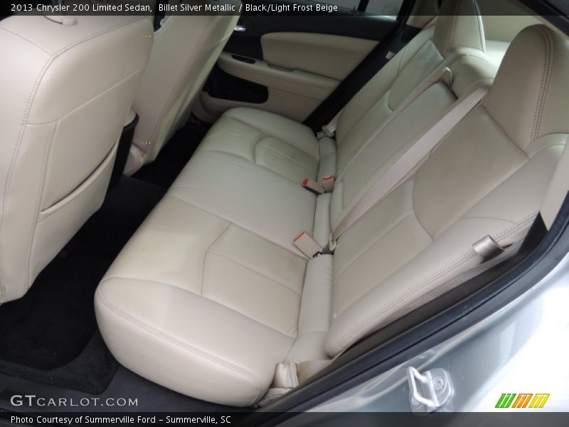 Billet Silver Metallic / Black/Light Frost Beige 2013 Chrysler 200 Limited Sedan