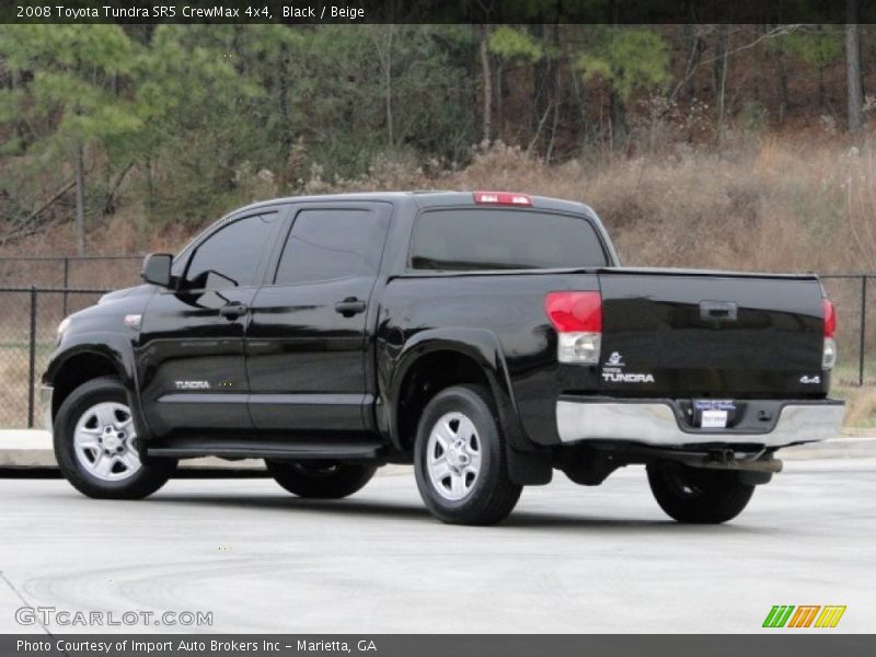 Black / Beige 2008 Toyota Tundra SR5 CrewMax 4x4