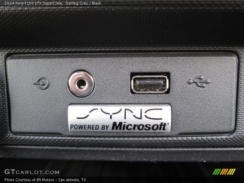 Sterling Grey / Black 2014 Ford F150 STX SuperCrew