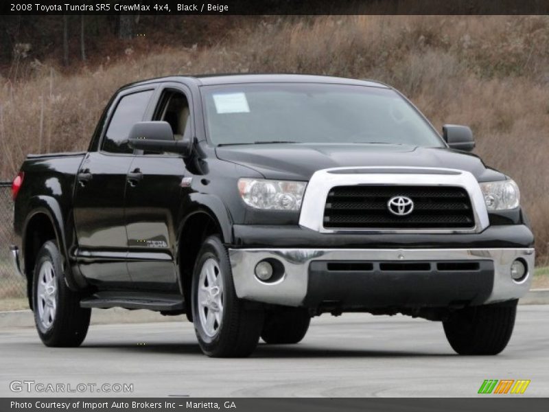 Black / Beige 2008 Toyota Tundra SR5 CrewMax 4x4