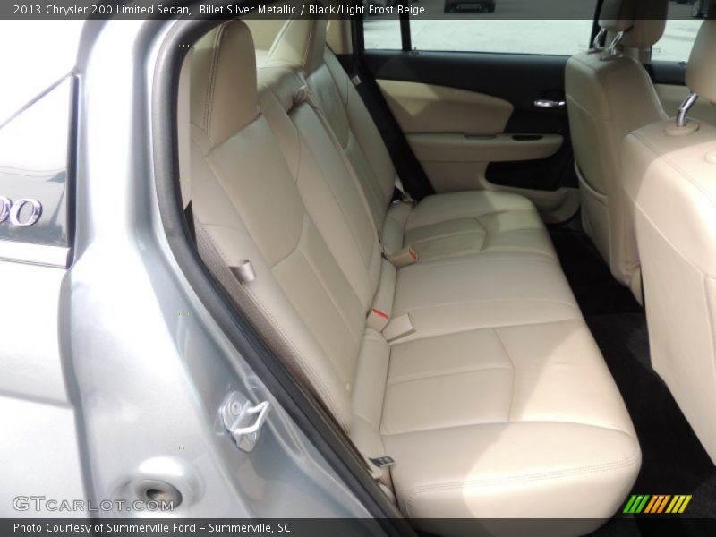 Billet Silver Metallic / Black/Light Frost Beige 2013 Chrysler 200 Limited Sedan