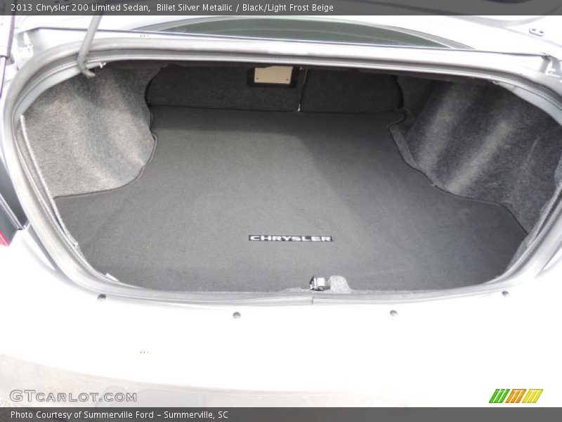 Billet Silver Metallic / Black/Light Frost Beige 2013 Chrysler 200 Limited Sedan